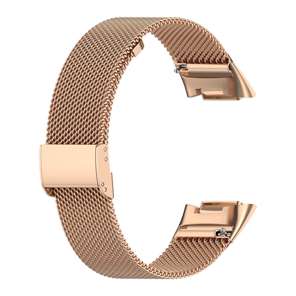 Fitbit Charge 6 Mesh Bracelet Rose Gold