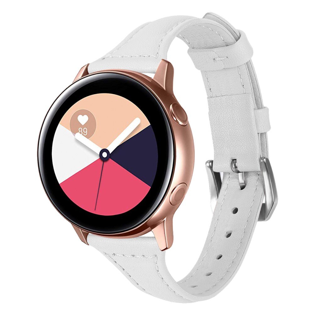 Samsung Galaxy Watch 42mm Slim Leather Strap White