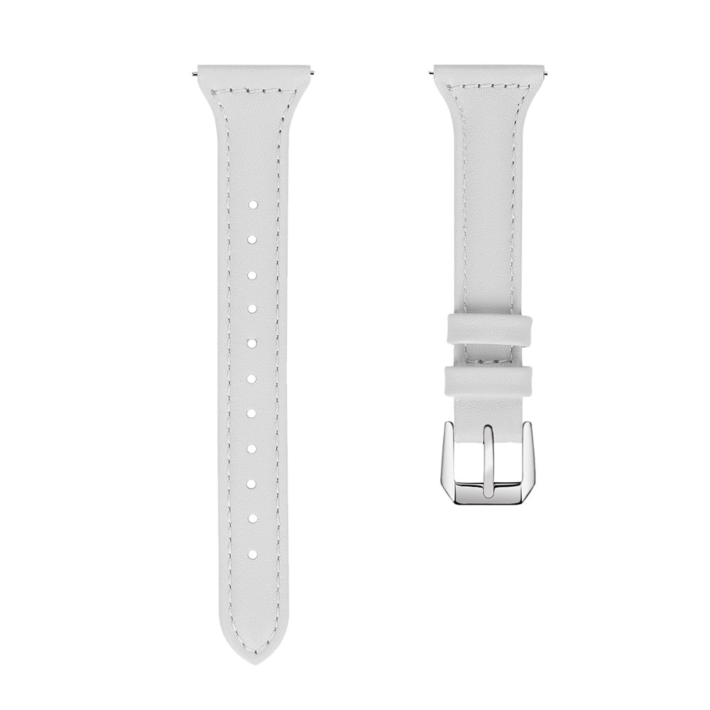 Polar Ignite 2 Slim Leather Strap White