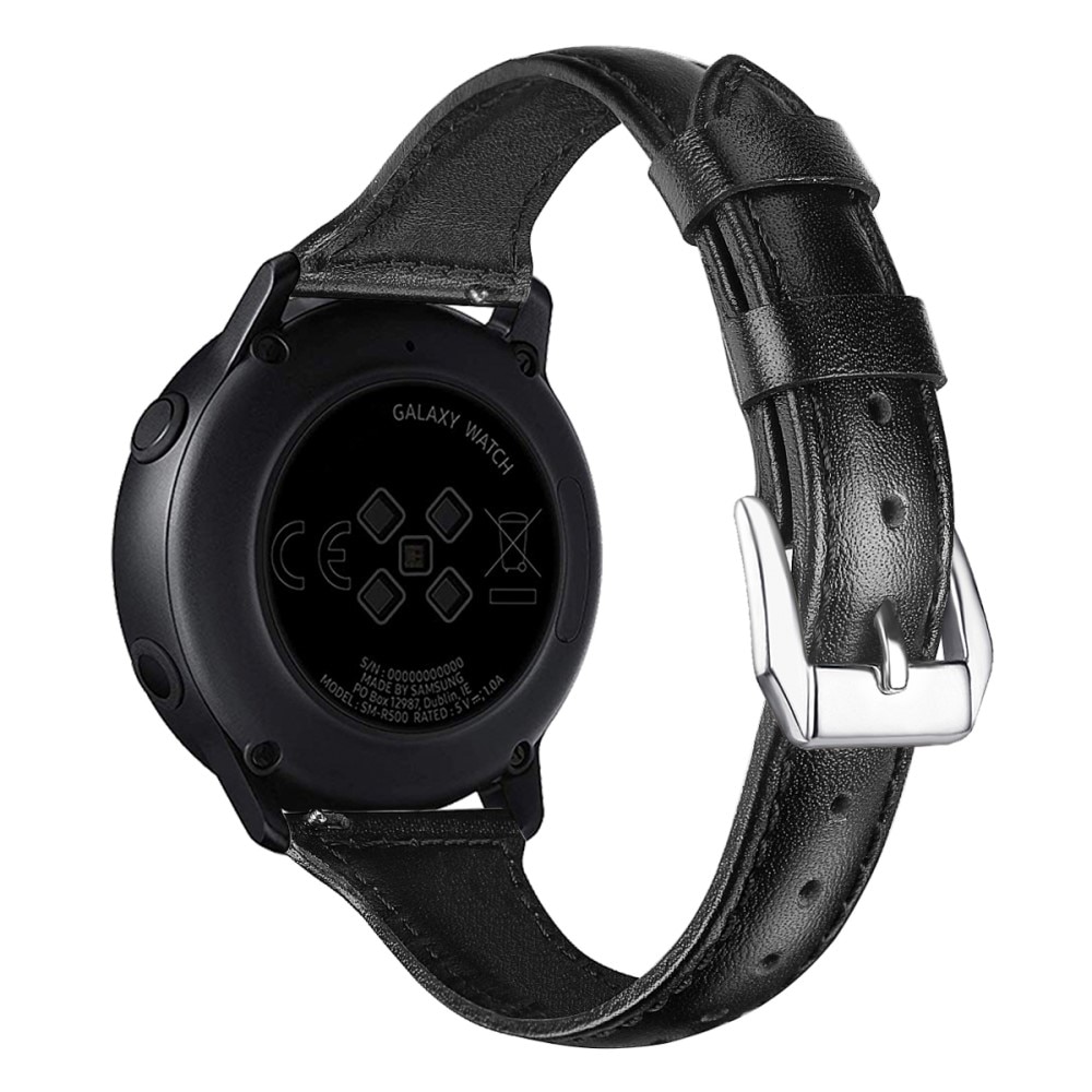 Withings Steel HR 40mm Slim Leather Strap Black