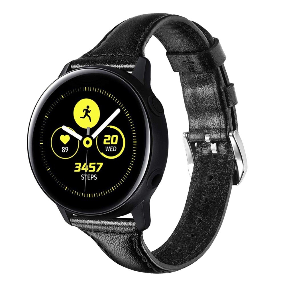 Samsung Galaxy Watch 5 44mm Slim Leather Strap Black