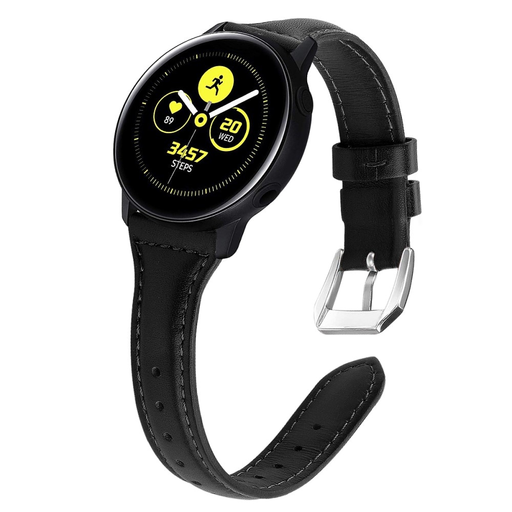 Samsung Galaxy Watch 5 40mm Slim Leather Strap Black