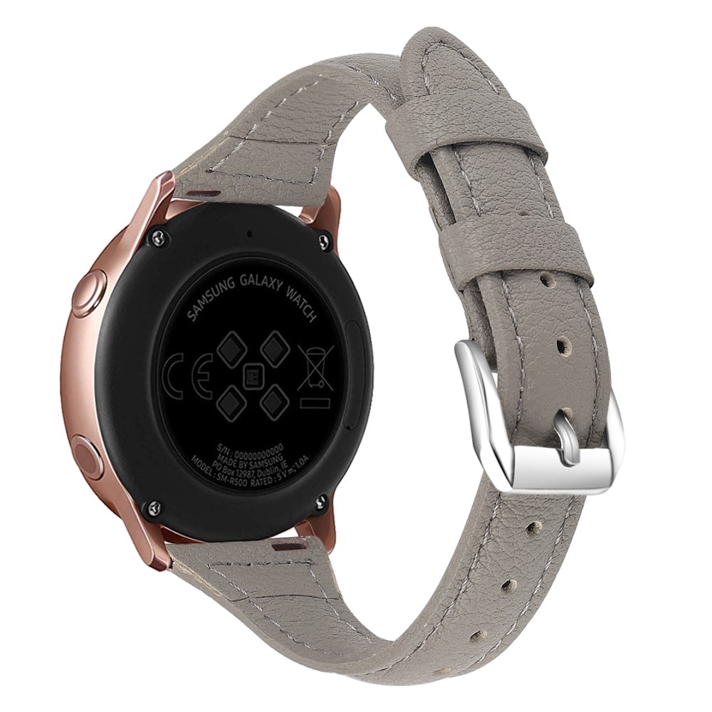 Withings Scanwatch Horizon Slim Leather Strap Grey
