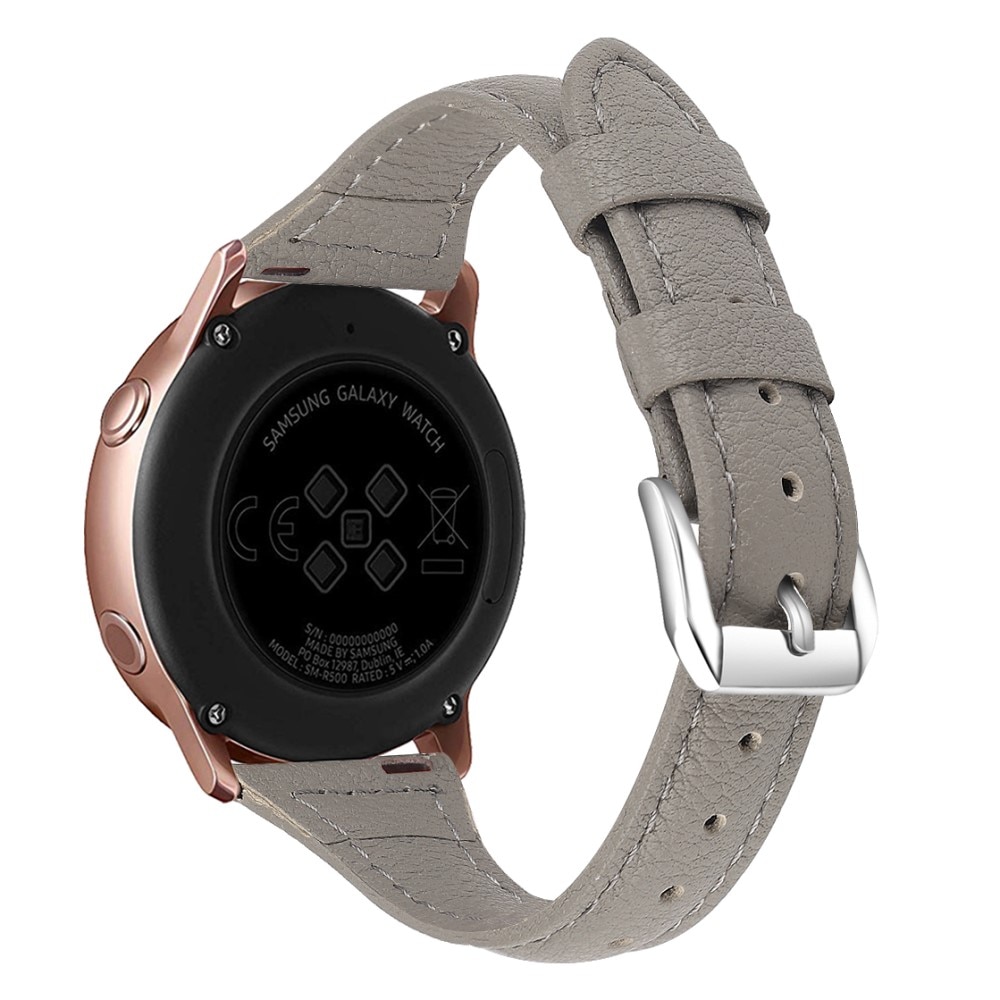 Withings ScanWatch Nova Slim Leather Strap Grey