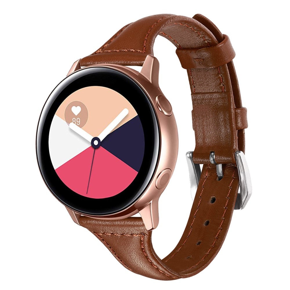 Samsung Galaxy Watch 5 Pro 45mm Slim Leather Strap Brown