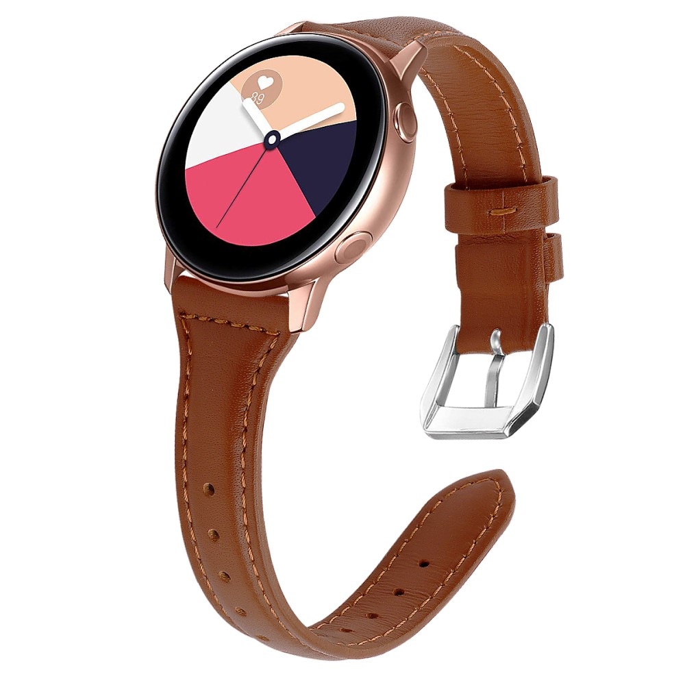 Samsung Galaxy Watch 5 Pro Slim Leather Strap Brown