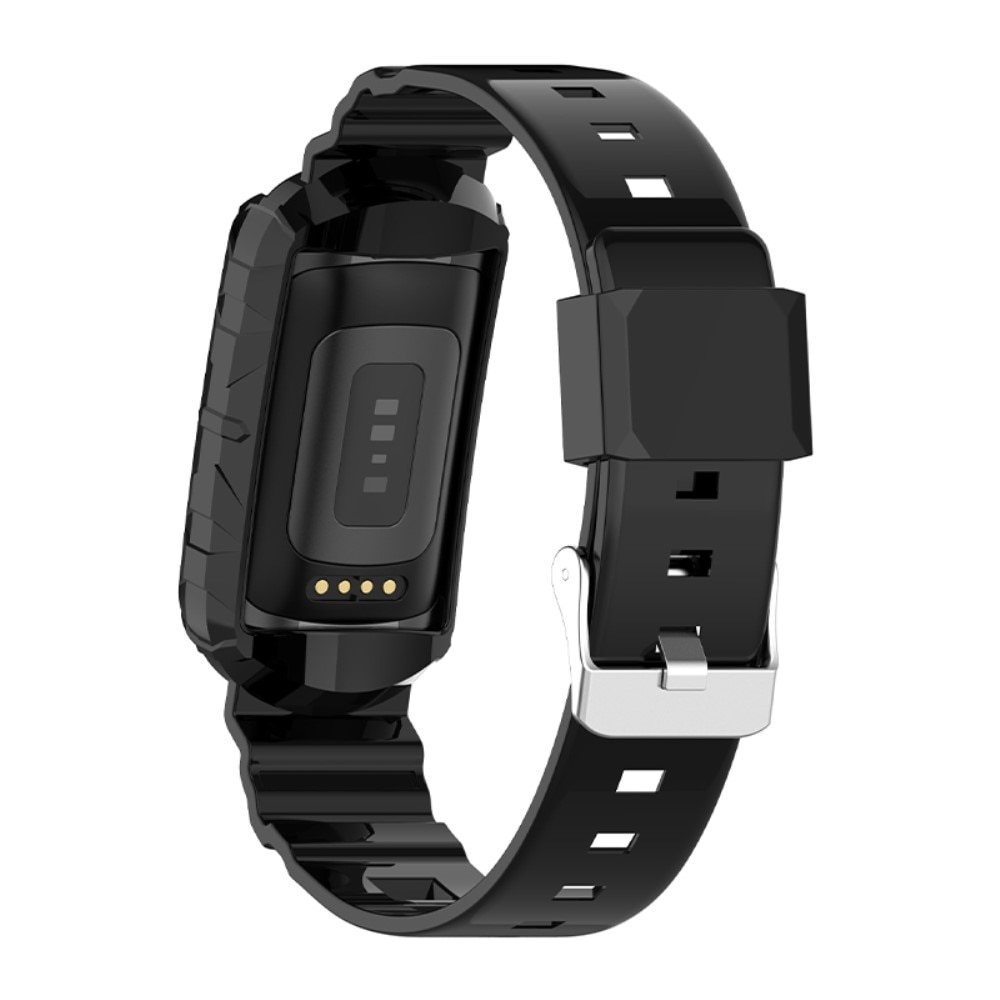 Fitbit Charge 3/4/5 Silicone Band Black