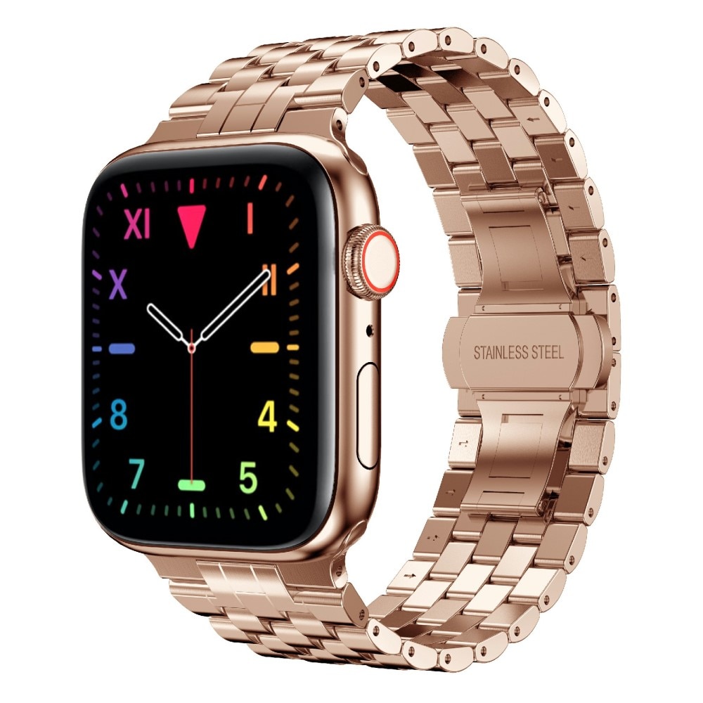 Apple Watch SE 44mm Business Metal Band Rose Gold