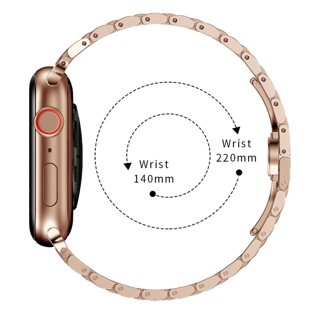 Apple Watch 41mm Series 8 Business Metal Band Rose Gold