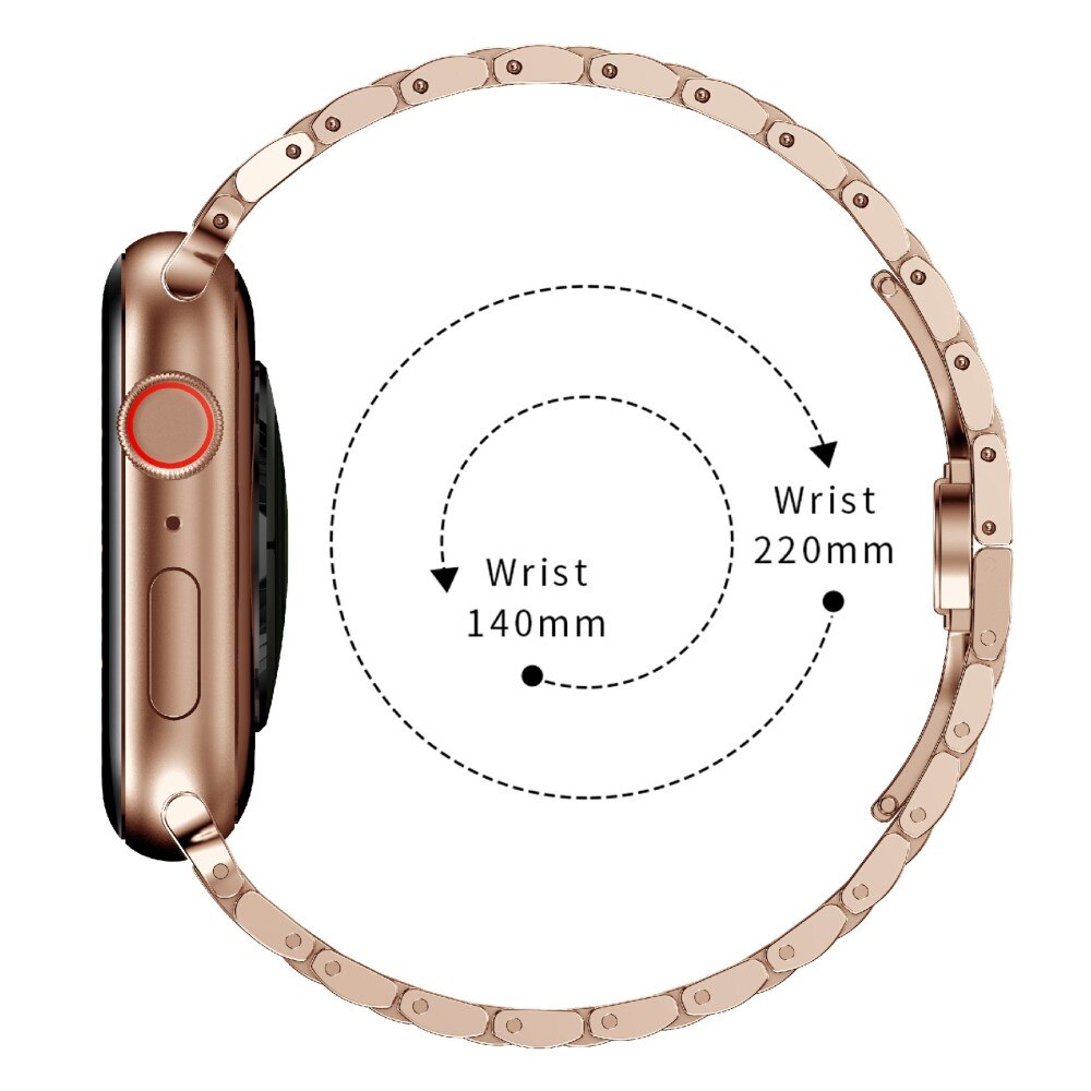 Apple Watch SE 40mm Business Metal Band Rose Gold