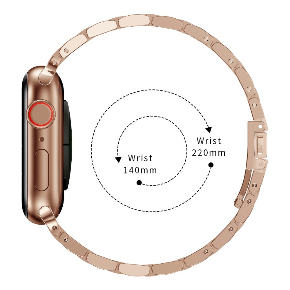 Apple Watch SE 44mm Slim Metal Band Rose Gold