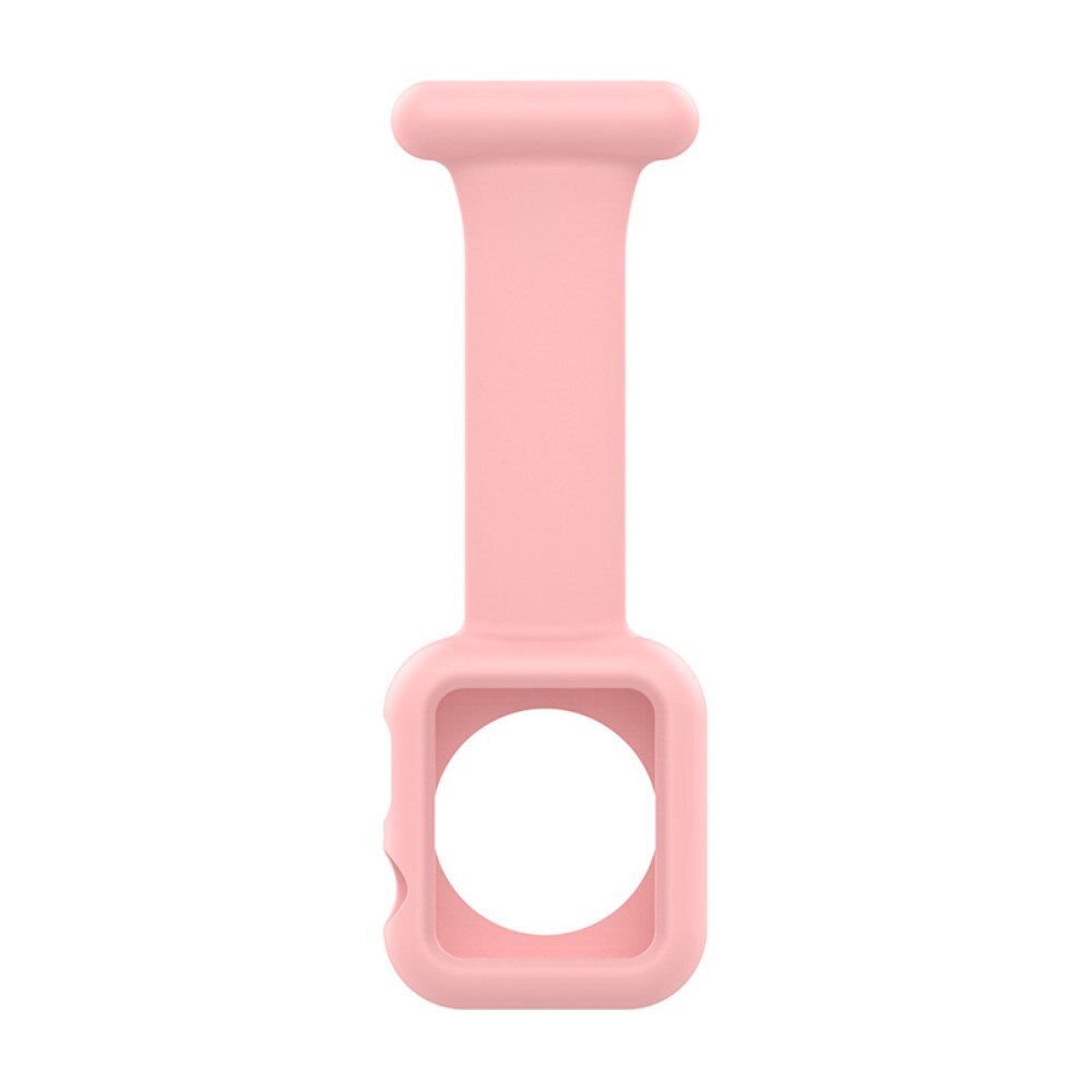 Apple Watch 41mm Series 7 Fob Watch Silicone Case Pink