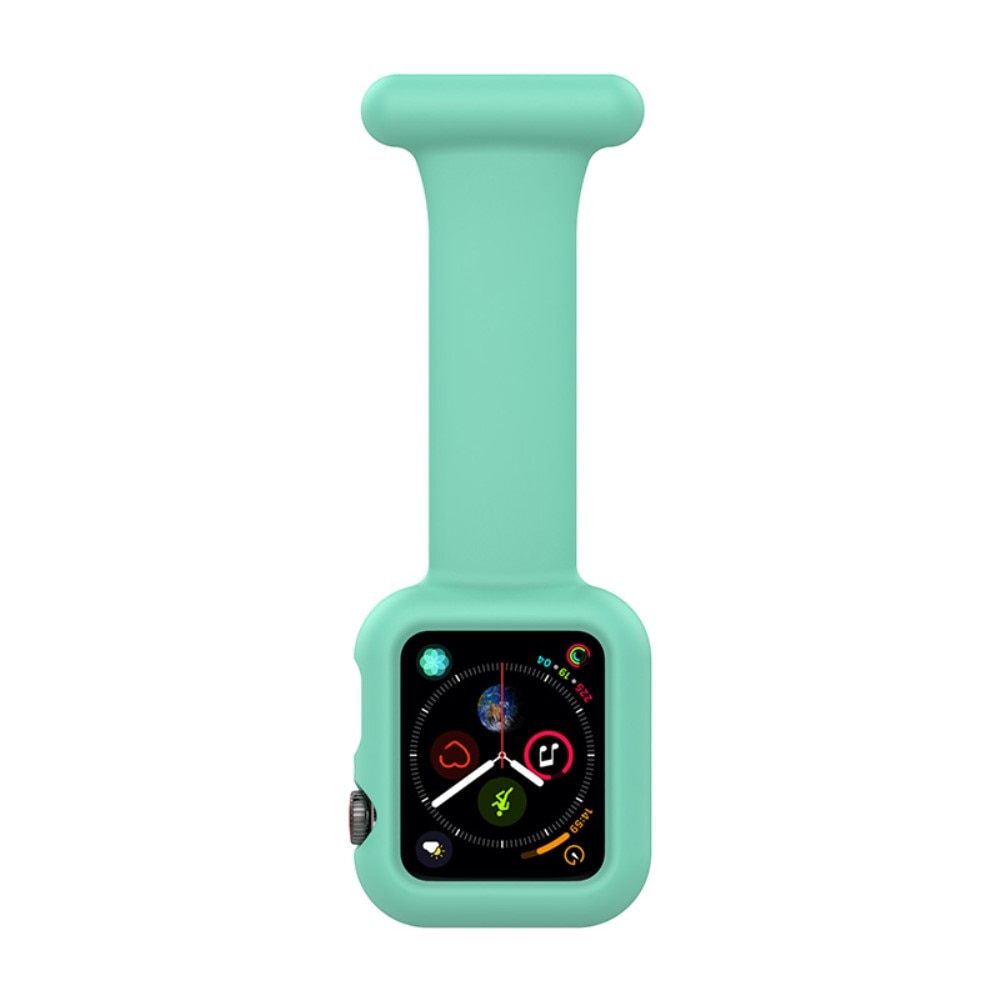 Apple Watch 41mm Series 8 Fob Watch Silicone Case Green