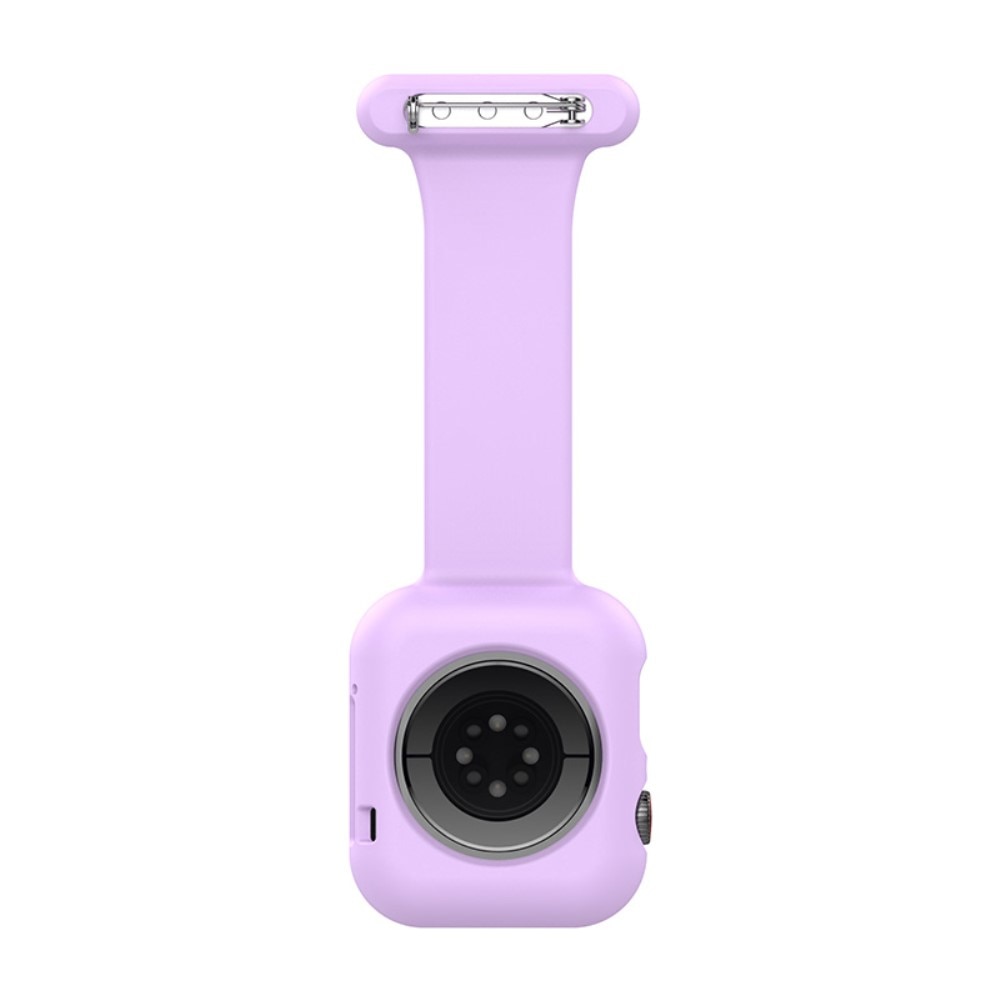 Apple Watch SE 40mm Fob Watch Silicone Case Purple