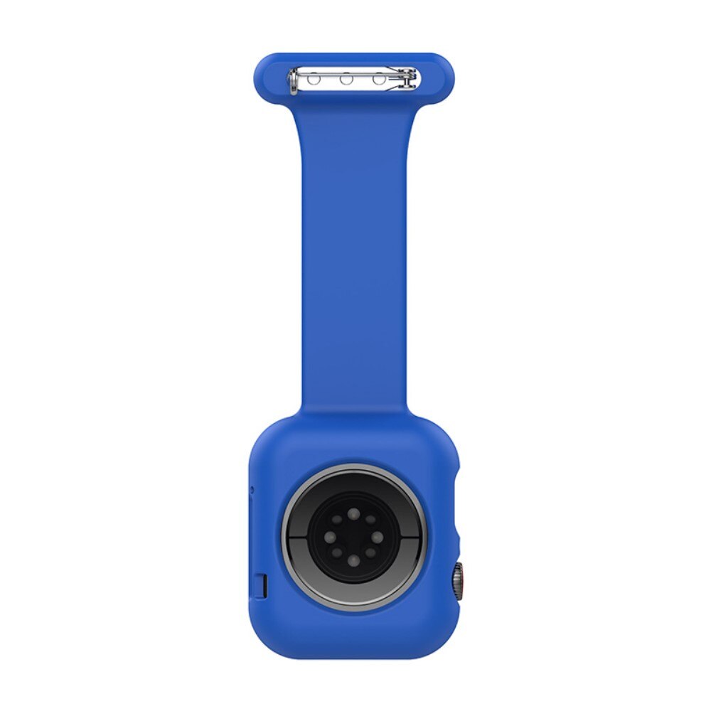 Apple Watch 41mm Series 8 Fob Watch Silicone Case Blue