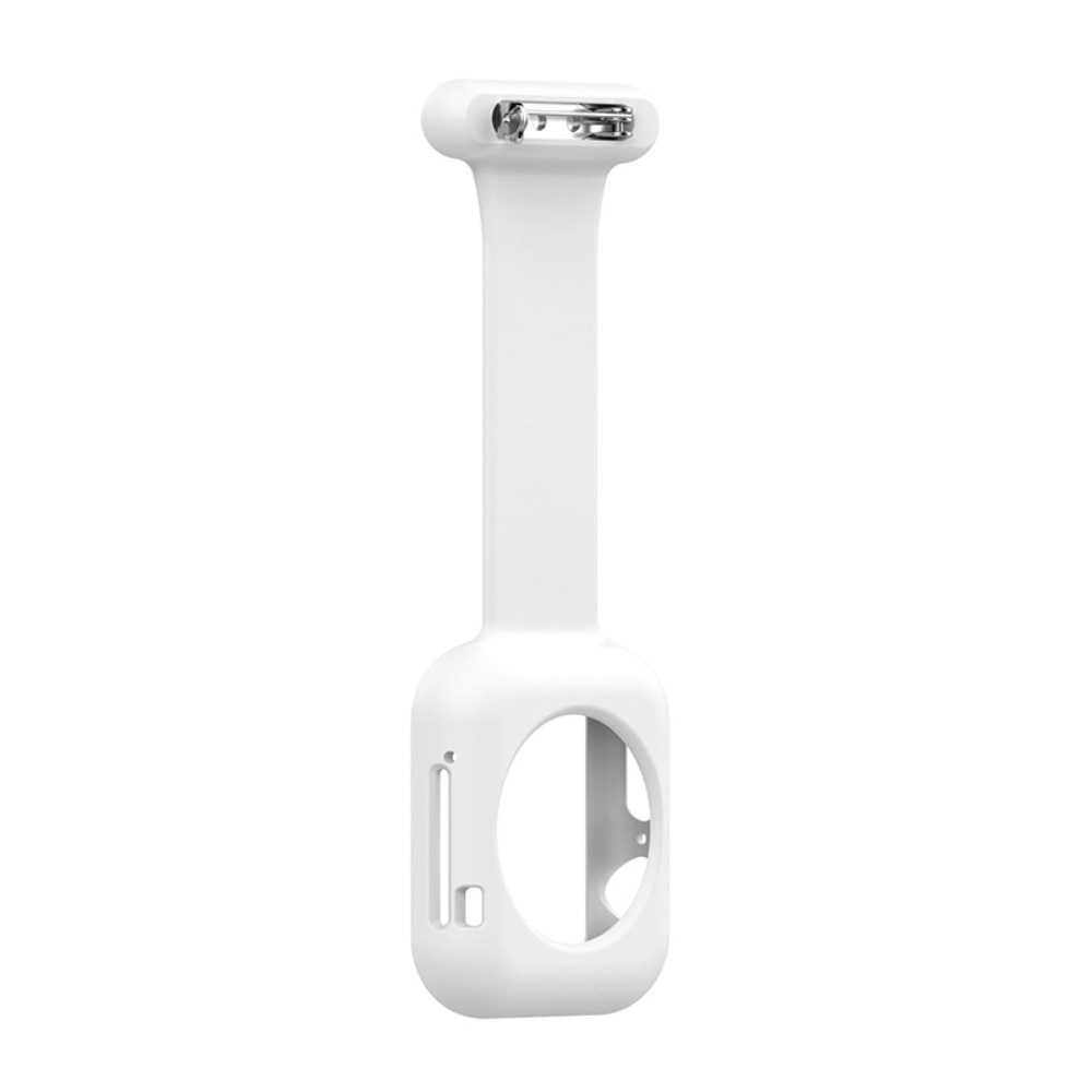 Apple Watch 45mm Series 7 Fob Watch Silicone Case White