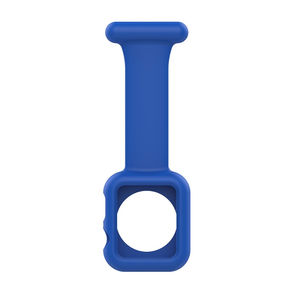 Apple Watch 45mm Series 8 Fob Watch Silicone Case Blue