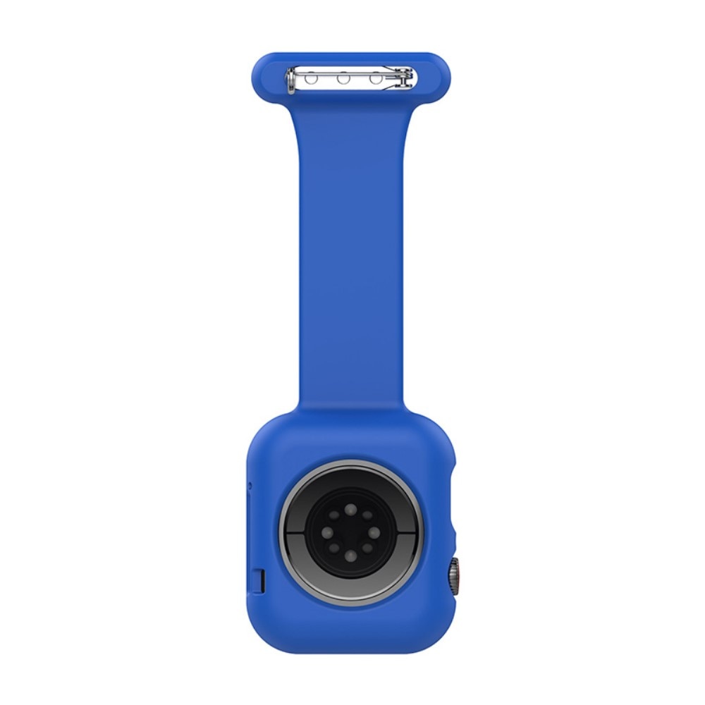 Apple Watch 45mm Series 7 Fob Watch Silicone Case Blue