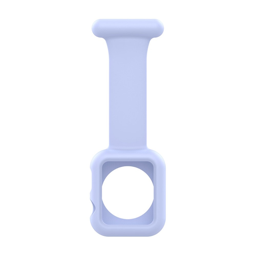 Apple Watch 45mm Series 8 Fob Watch Silicone Case Blue