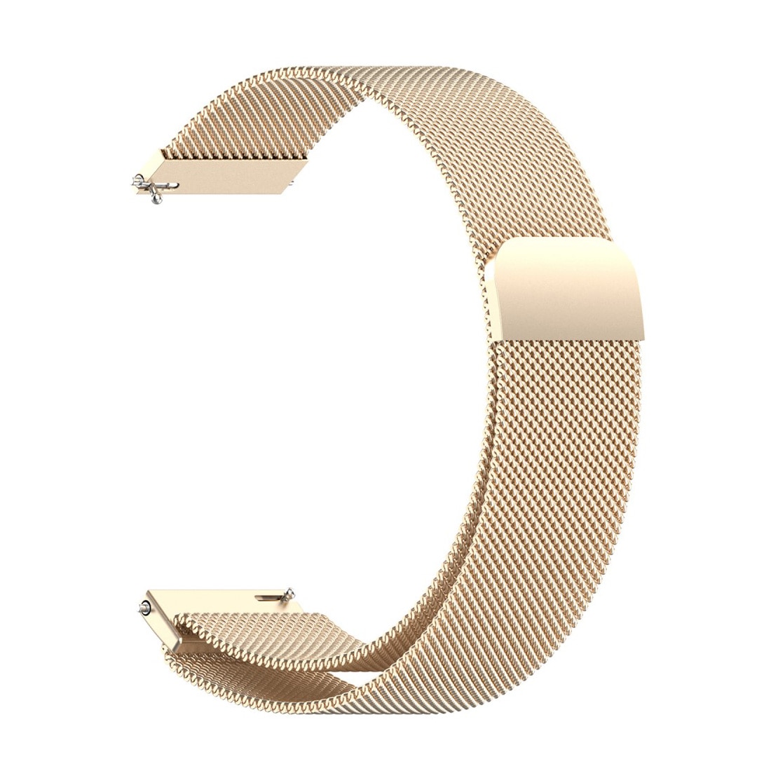 Universal 22mm Milanese Loop Band Champagne Gold
