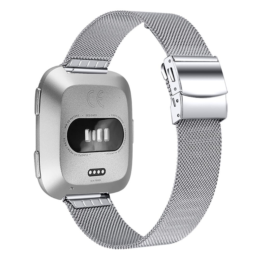 Fitbit Versa/Versa 2 Mesh Bracelet Silver