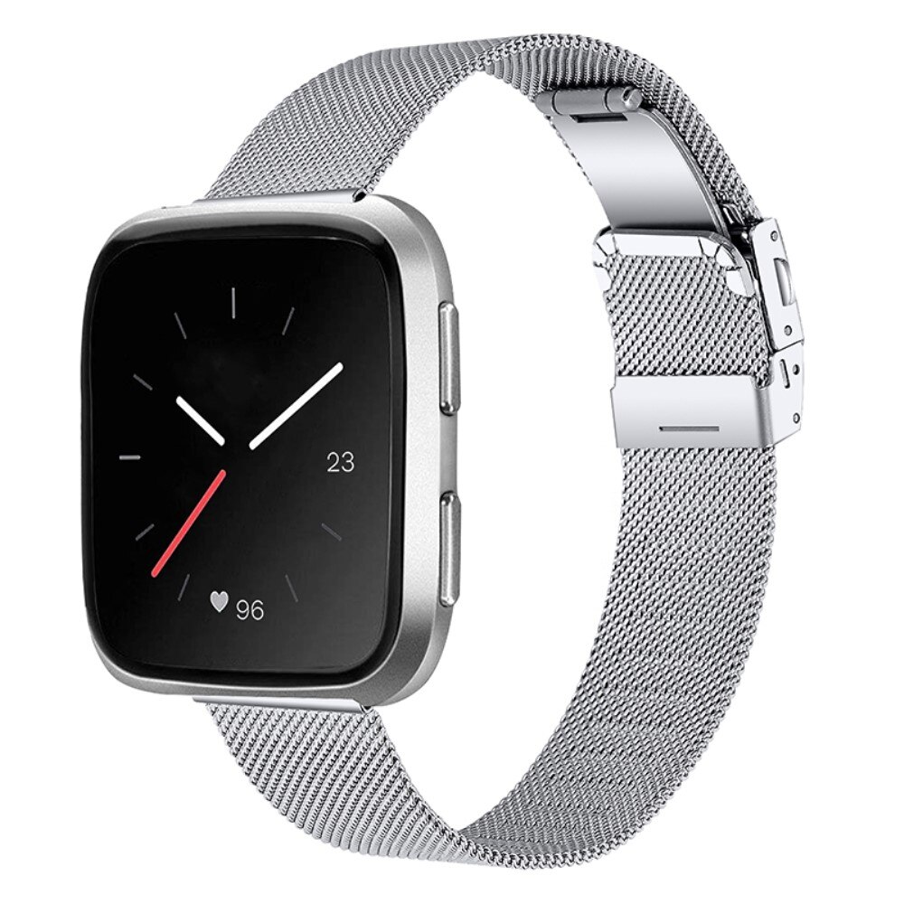 Fitbit Versa/Versa 2 Mesh Bracelet Silver