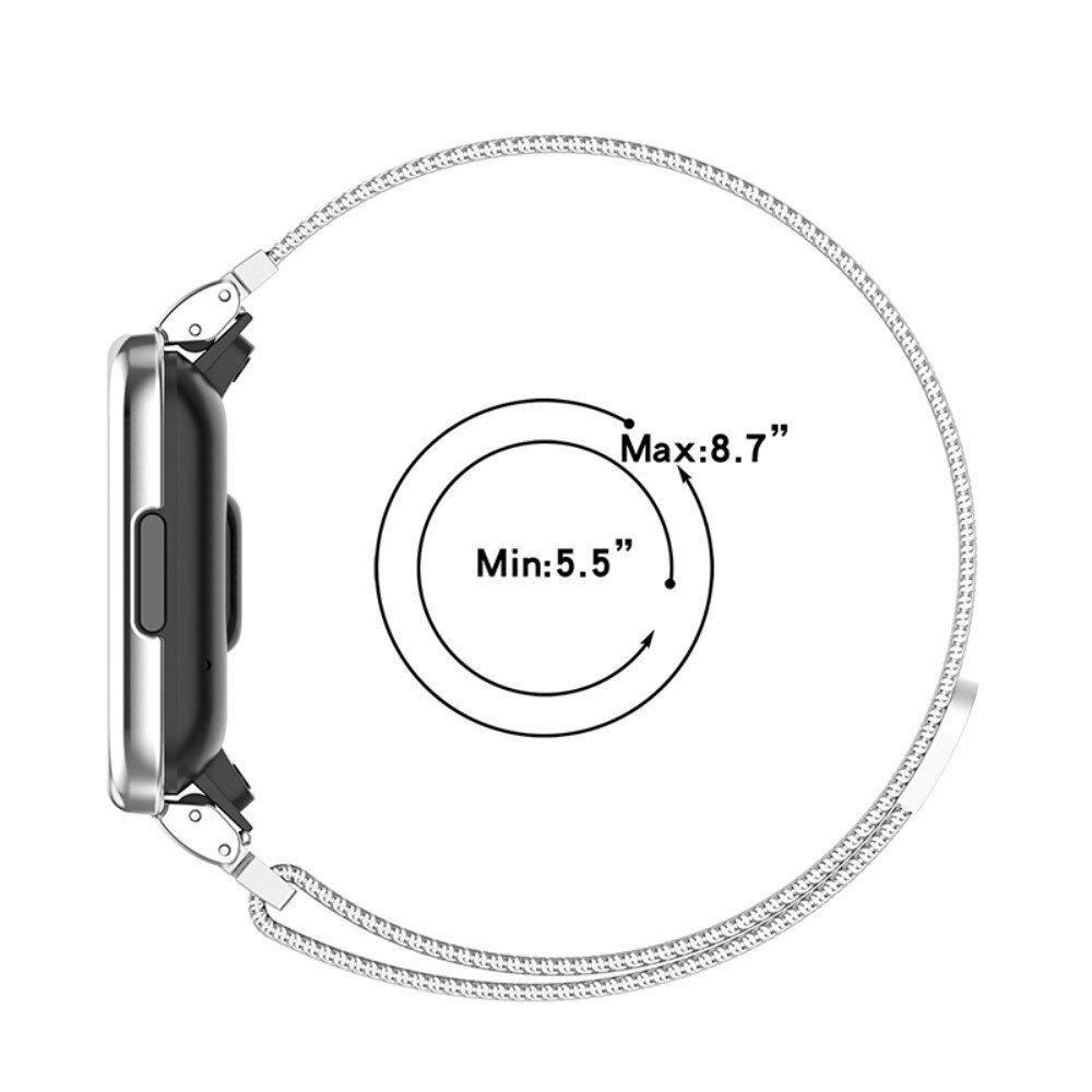 Xiaomi Redmi Watch 2 Lite Milanese Loop Band with Case Silver