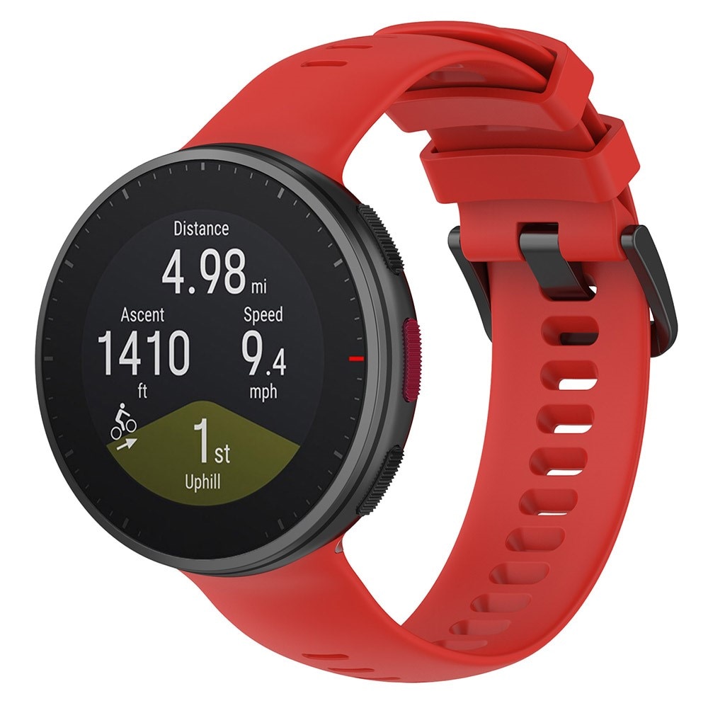 Polar Vantage V2 Silicone Band Red