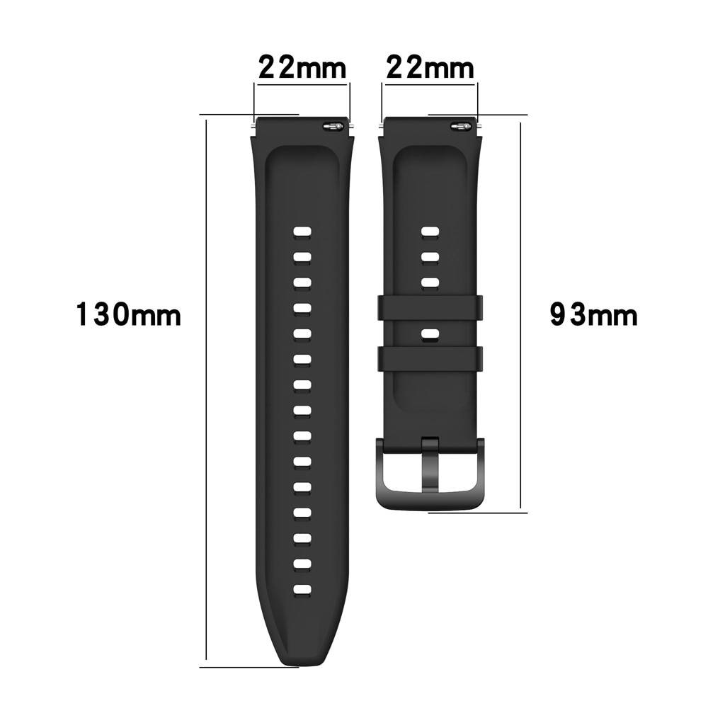 Xiaomi Watch S1/S1 Active Silicone Band Black