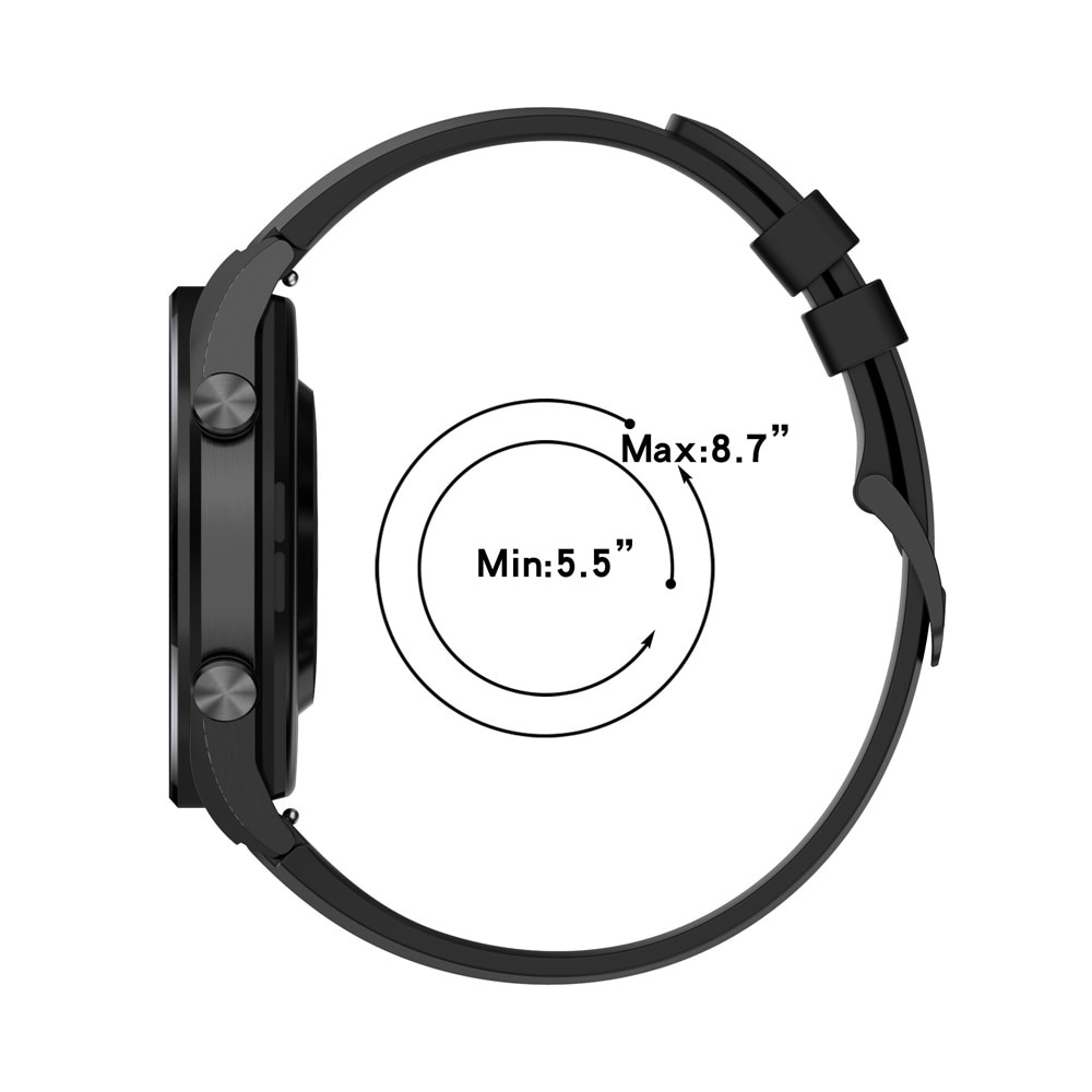 Xiaomi Watch S1/S1 Active Silicone Band Black