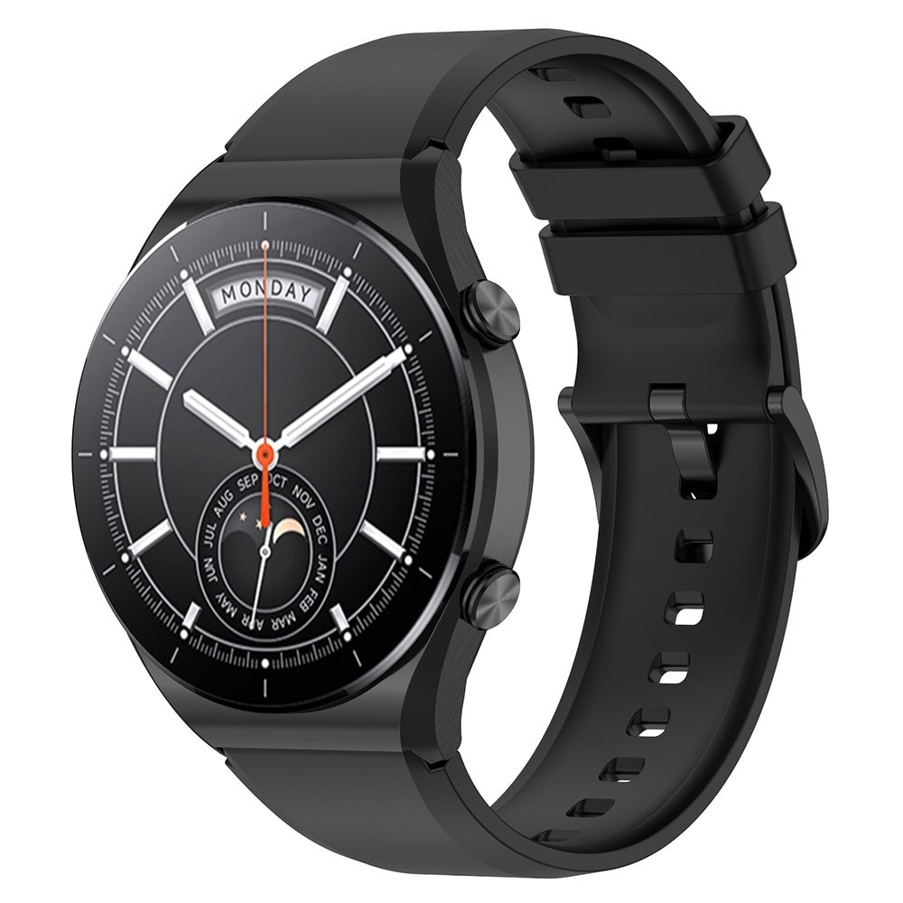 Xiaomi Watch S1/S1 Active Silicone Band Black