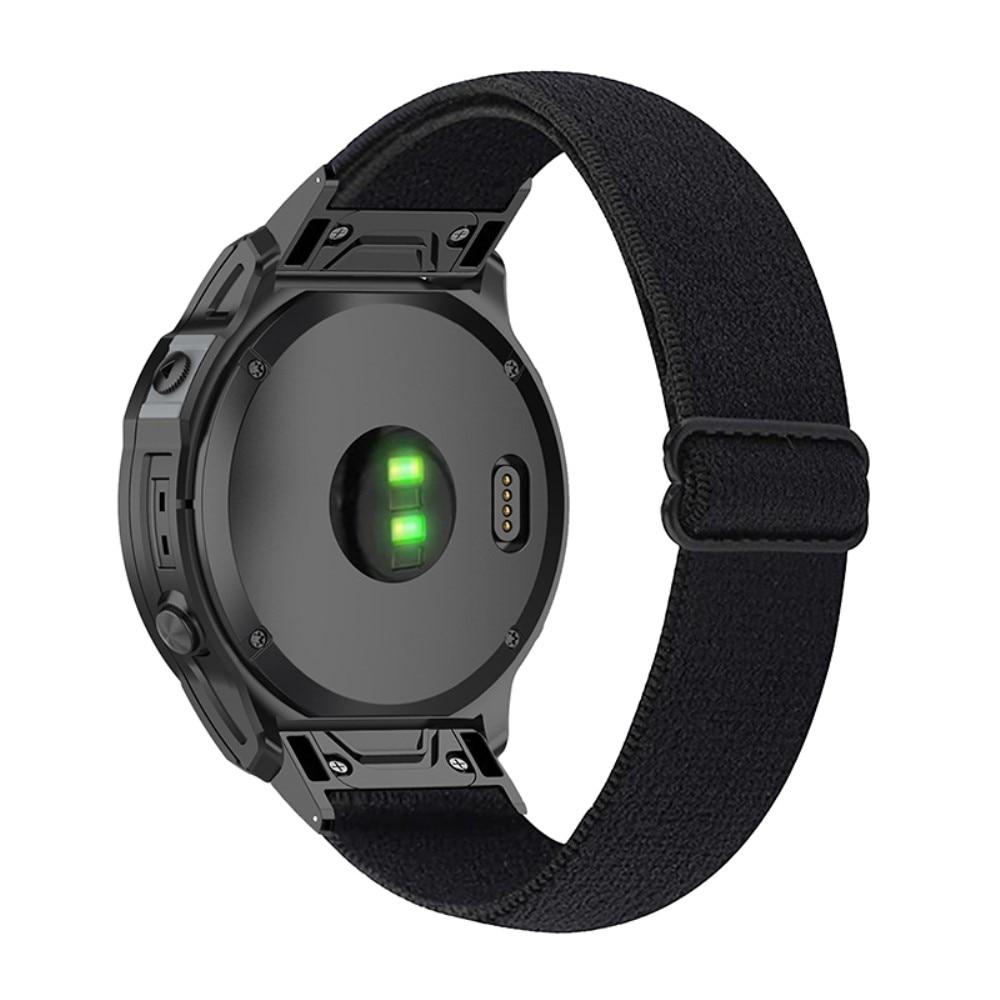 Garmin Fenix 7S Pro Stretch Nylon Band Black