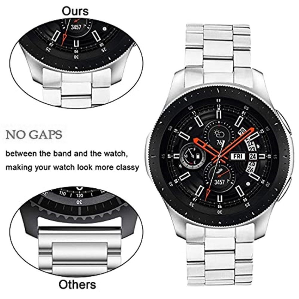 Samsung Galaxy Watch 46mm Full Fit Metal Band Silver