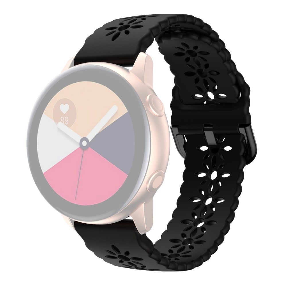 Samsung Galaxy Watch 6 44mm Silicone Band Blossom Black