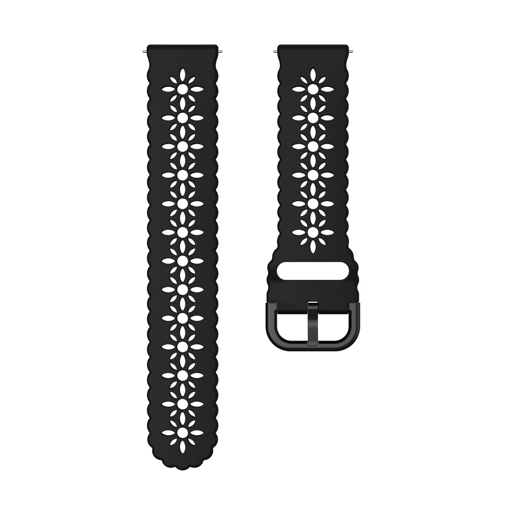 Samsung Galaxy Watch 4 44mm Silicone Band Blossom Black