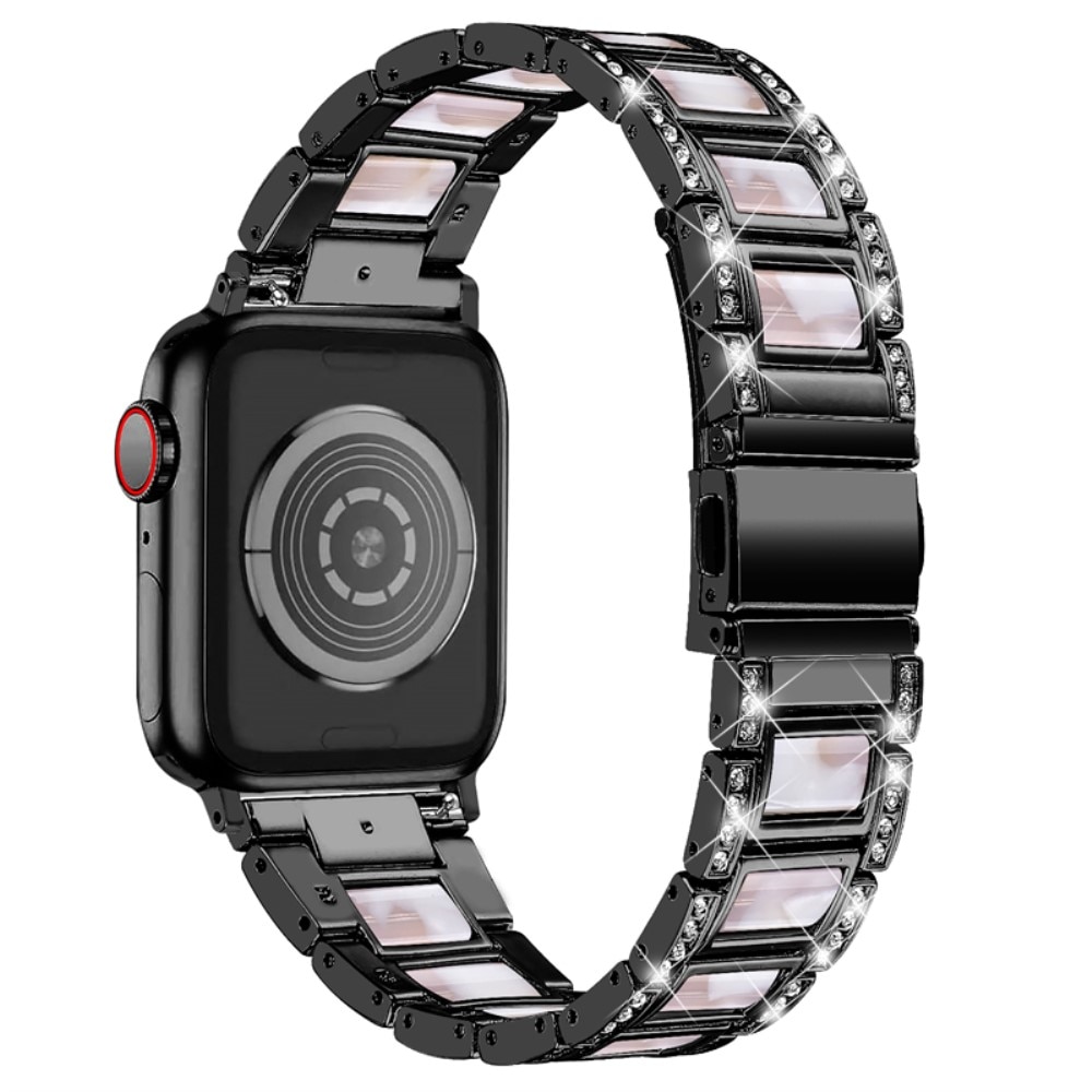Diamond Bracelet Apple Watch Ultra 49mm Black Pearl