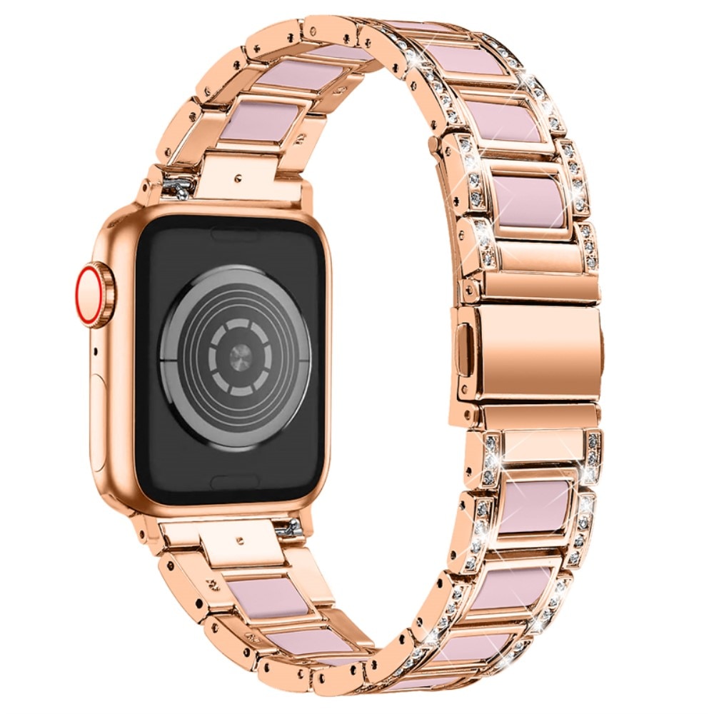 Diamond Bracelet Apple Watch Ultra 49mm Rosegold Rose