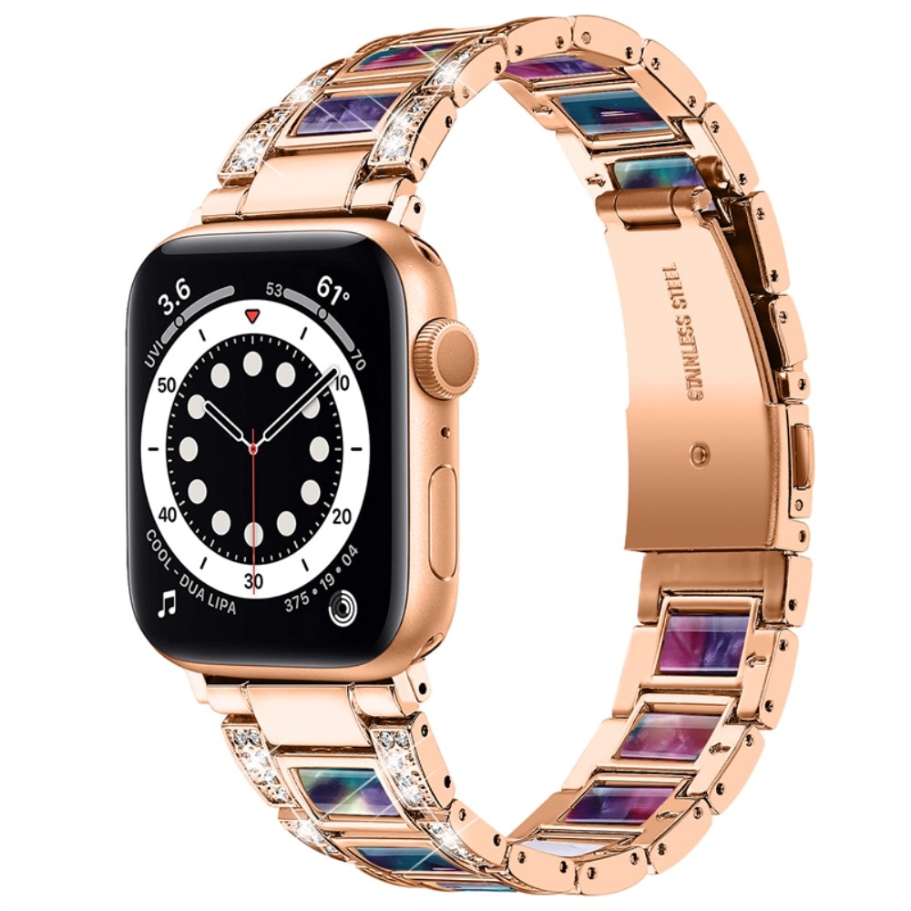 Diamond Bracelet Apple Watch Ultra 49mm Rosegold Space