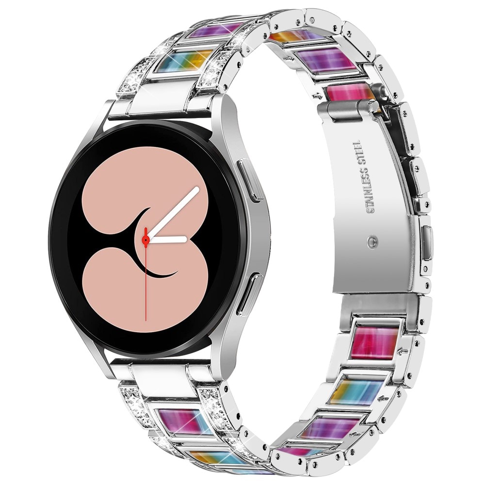 Samsung Galaxy Watch 5 40mm Diamond Bracelet Silver Rainbow