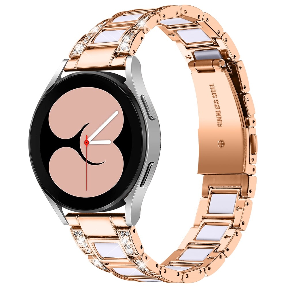 Samsung Galaxy Watch 5 44mm Diamond Bracelet Rosegold Snow