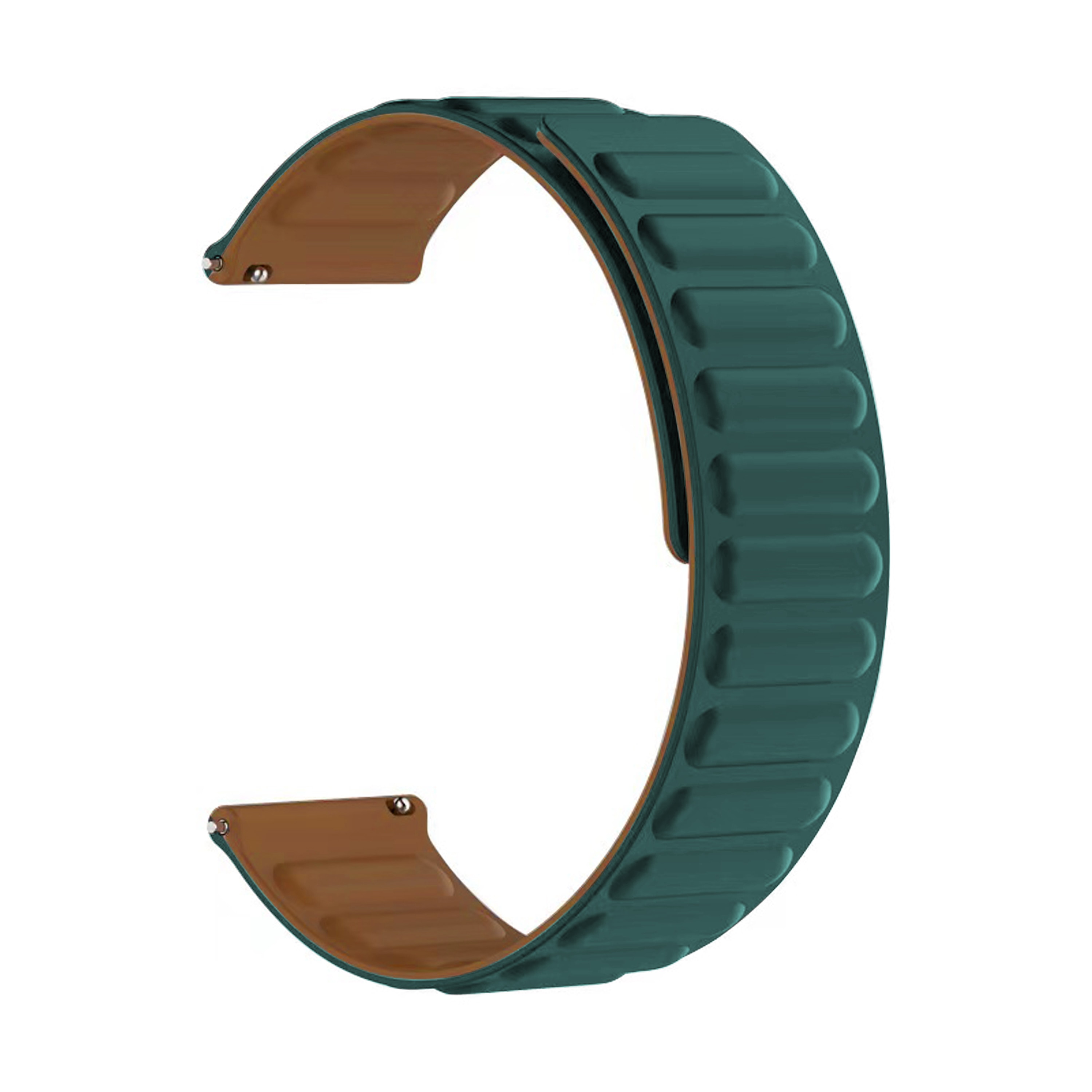 Universal 20mm Magnetic Silicone Band Green