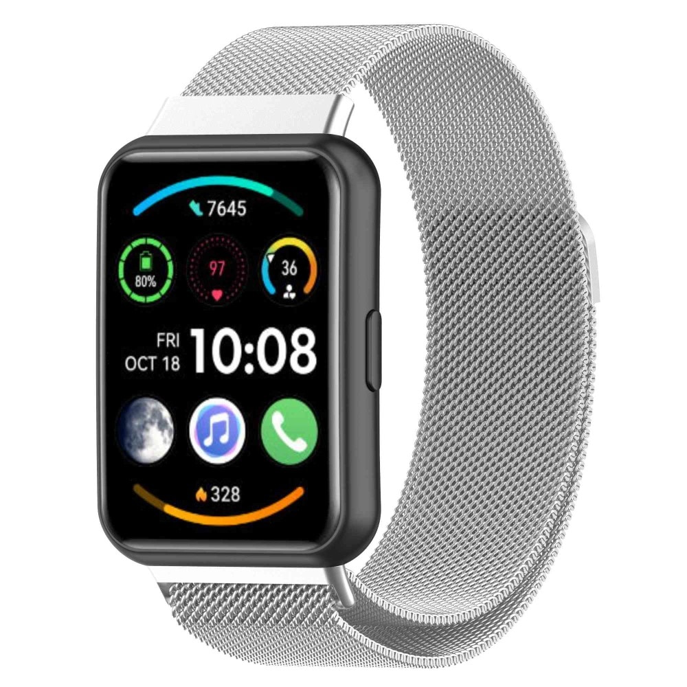 Huawei Watch Fit 2 Milanese Loop Band Silver