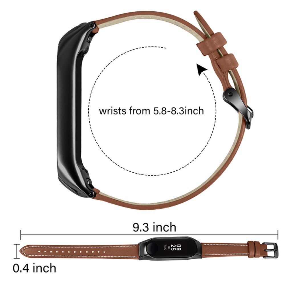 Xiaomi Mi Band 7 Leather Strap Brown