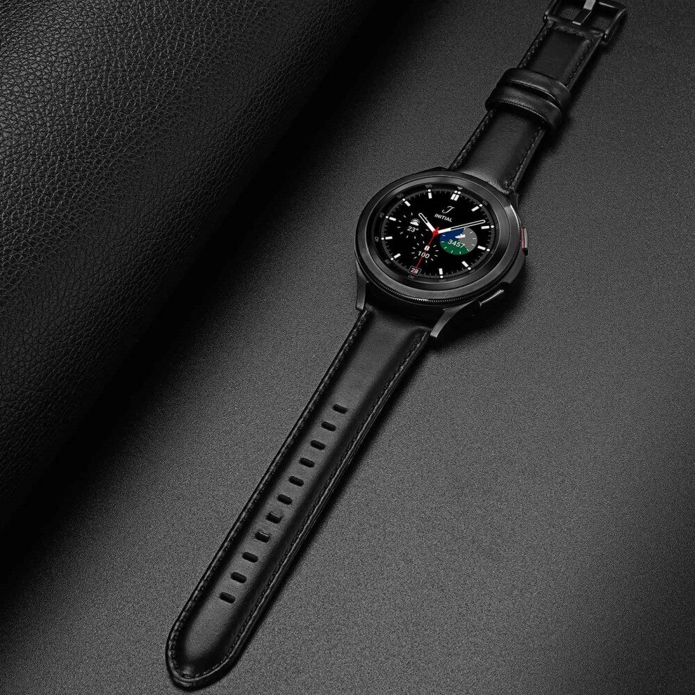 Samsung Galaxy Watch 6 44mm Leather Strap Black