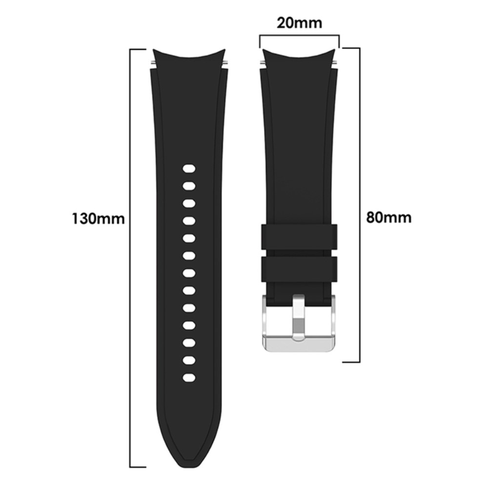 Samsung Galaxy Watch 5 40mm Full Fit Silicone Band Black