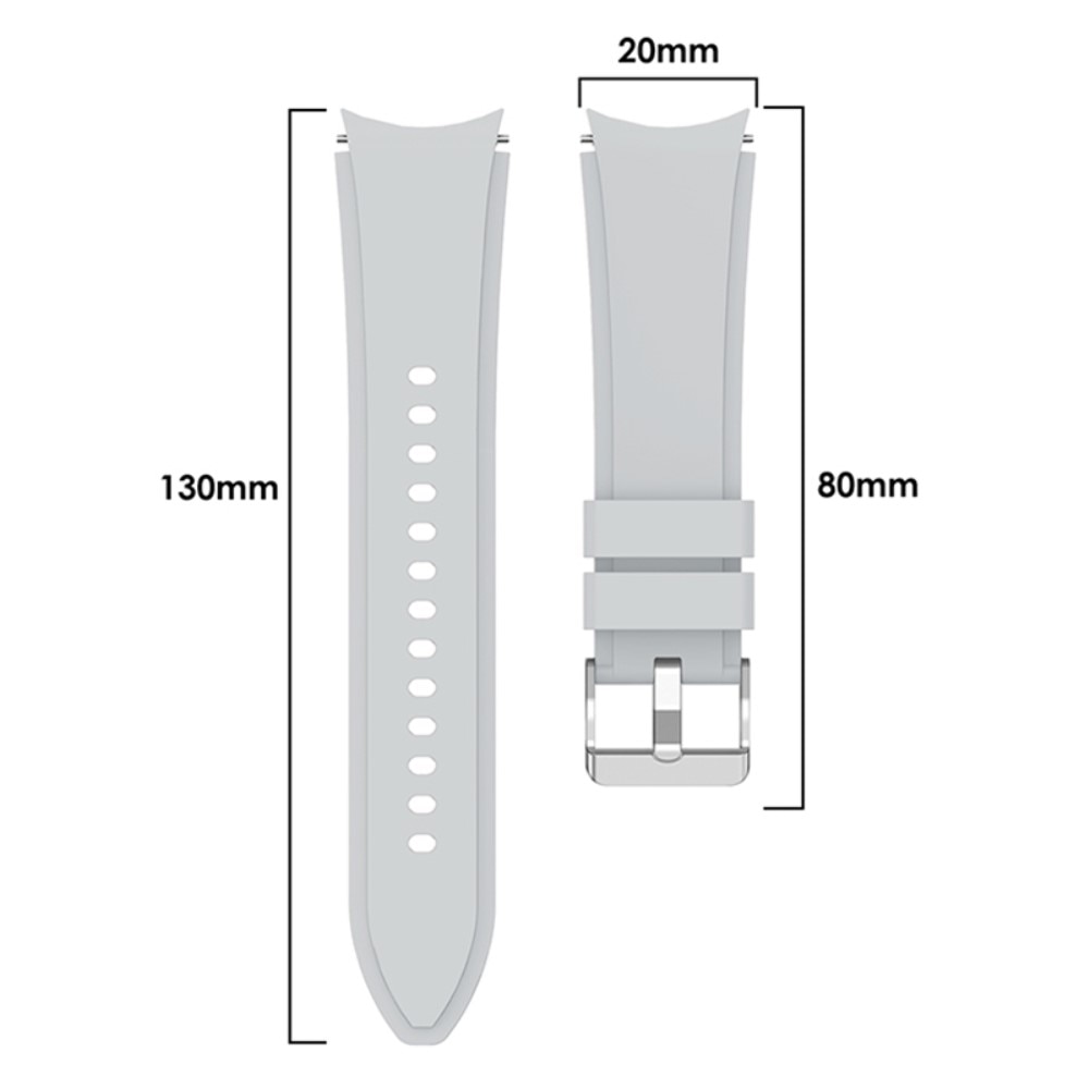 Samsung Galaxy Watch 5 Pro 45mm Full Fit Silicone Band Grey