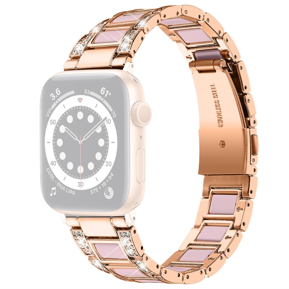 Diamond Bracelet Apple Watch 42/44/45mm Rosegold Rose