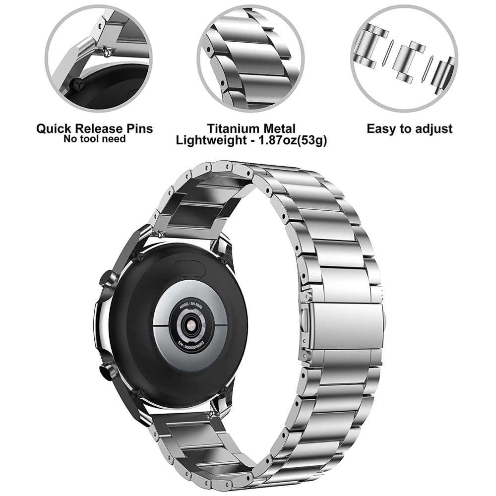 Hama Fit Watch 4910 Titanium Band Silver
