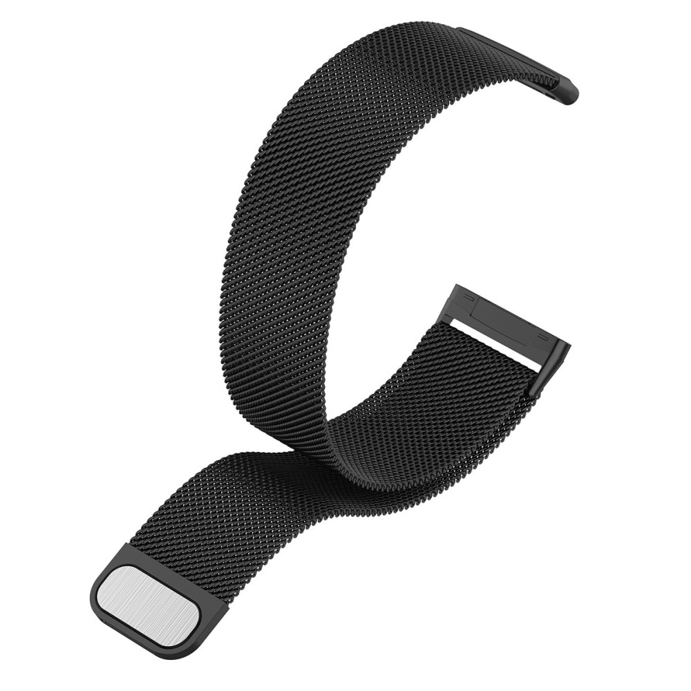 Fitbit Versa 3/Sense Milanese Loop Band Black
