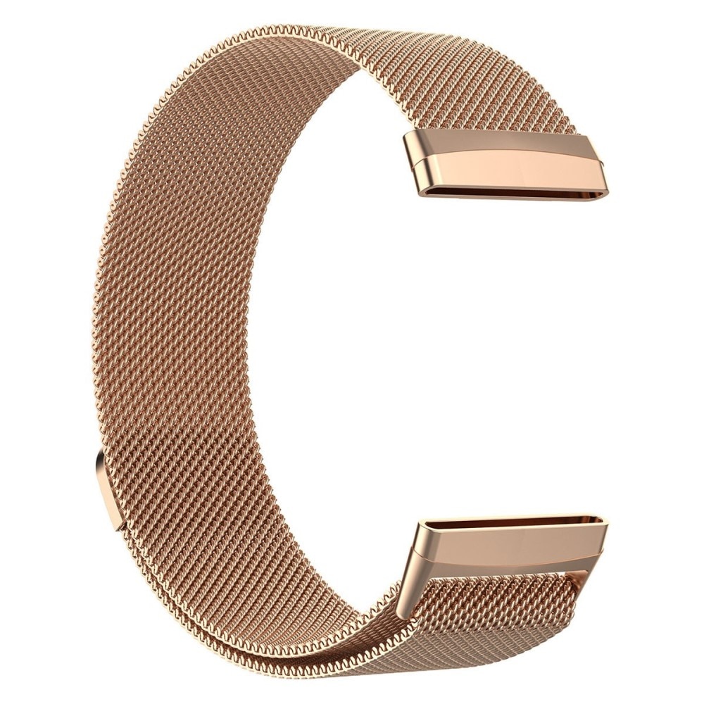 Fitbit Versa 4 Milanese Loop Band Rose Gold